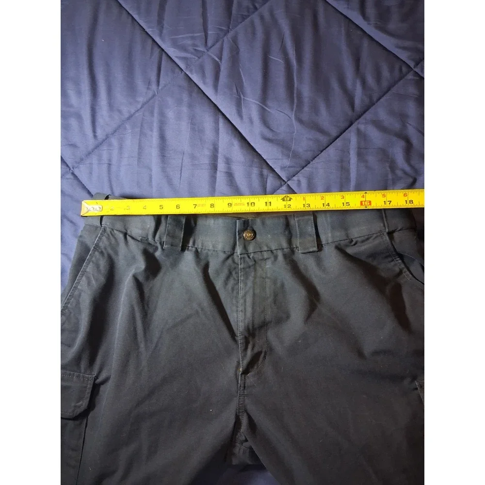5.11 Tactical Series Mens Black Ripstop Cargo Pants Workwear Size 36x29